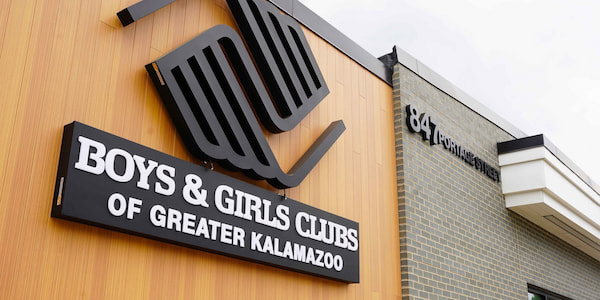 Boys & Girls Clubs of Greater Kalamazoo member participating in an art activity