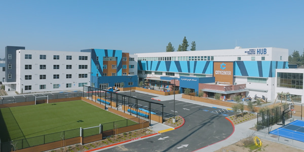 Concept art of City Center in Fresno