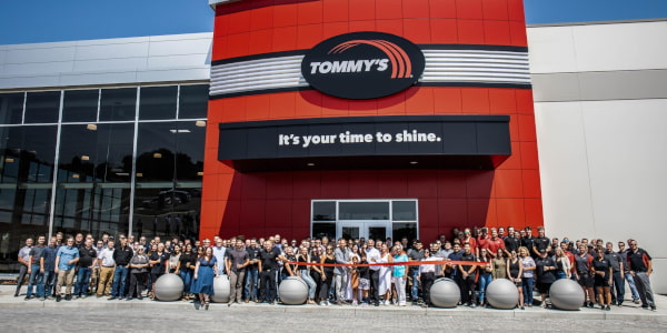 Ribbon Cutting Ceremony for the Headquarters and Production Center of Tommy Car Wash Systems